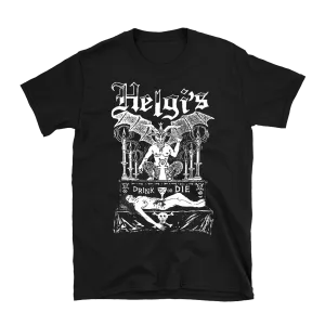 Helgi's - Drink or Die T-Shirt - Black