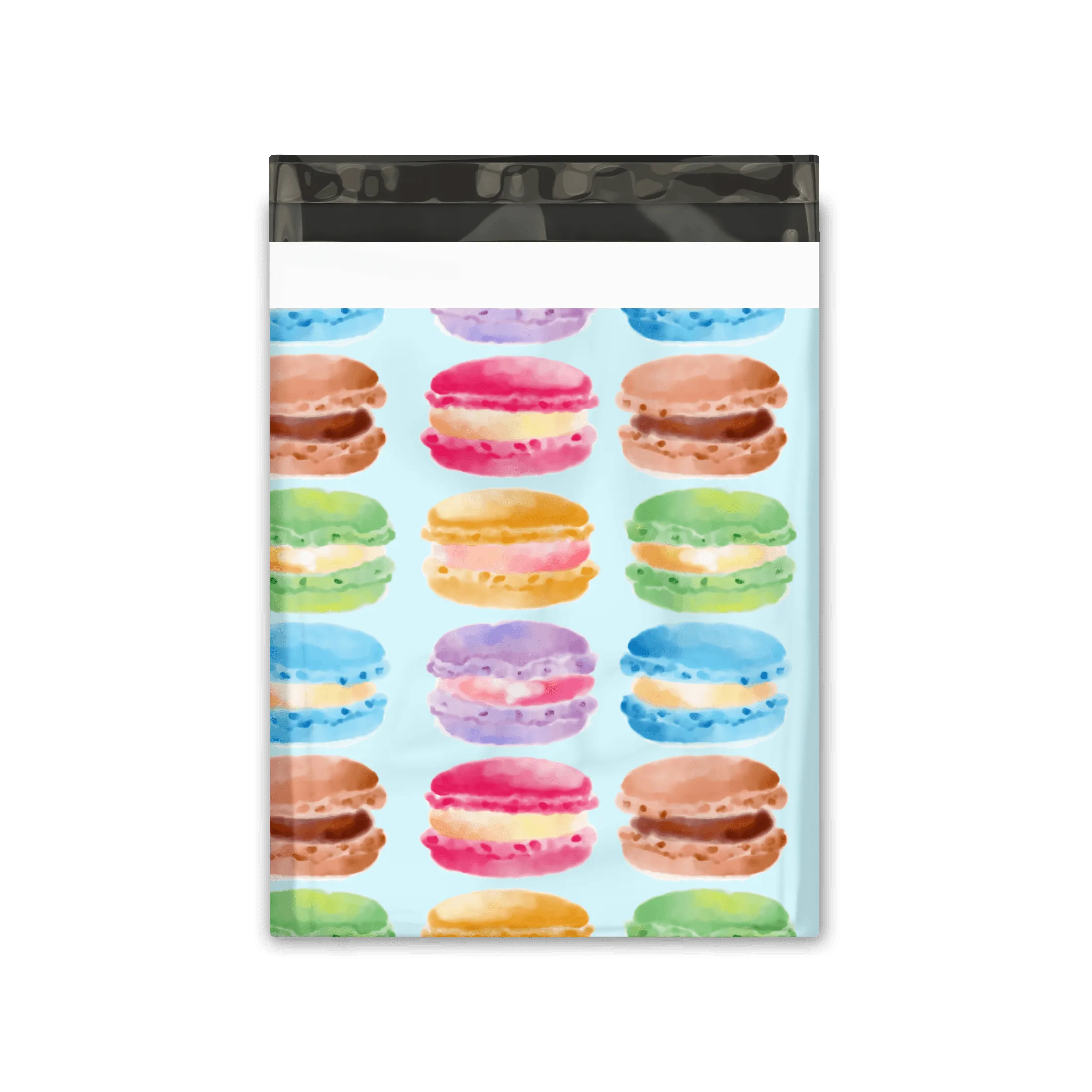 10x13 Sweet Macaron Designer Poly Mailers Shipping Envelopes Premium Printed Bags