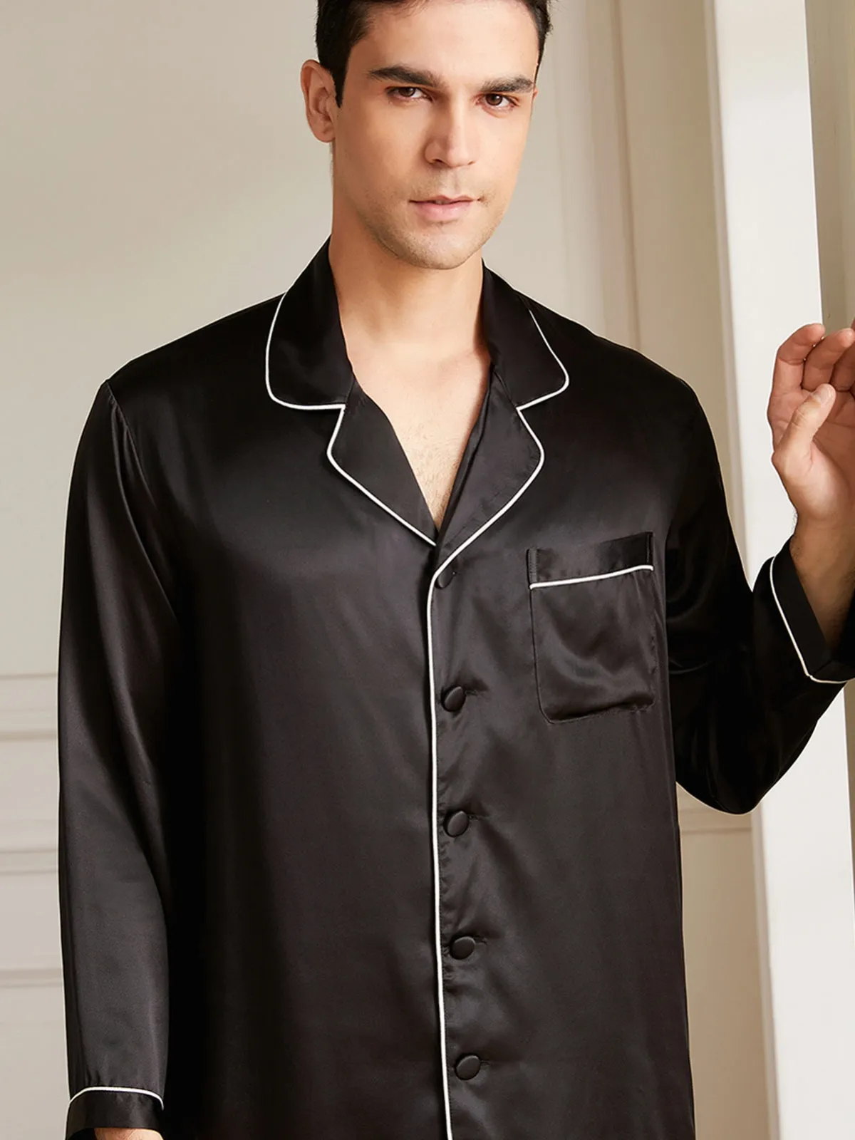 19 Momme Men's Silk Pajamas Set