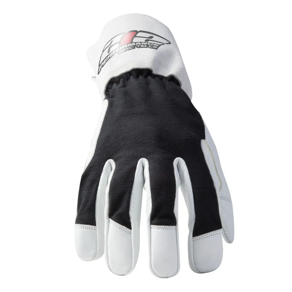 212 Performance ARCTIGEC5-05-011 ARC Economy TIG Cut 5 Resistant Goatskin Welding Gloves, X-Large Black;White