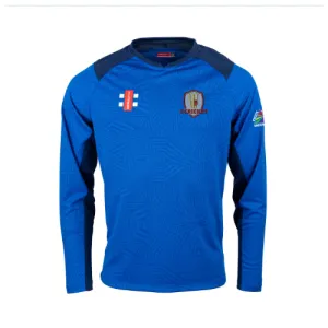 3 Cricket  Senior's Royal / Navy Pro T20 L/S Shirt