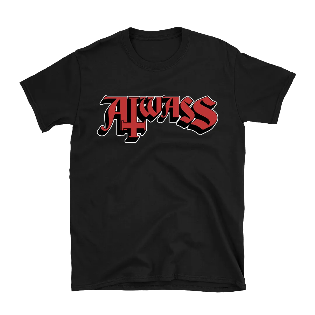 Aiwass - Black & Red Logo T-Shirt - Black