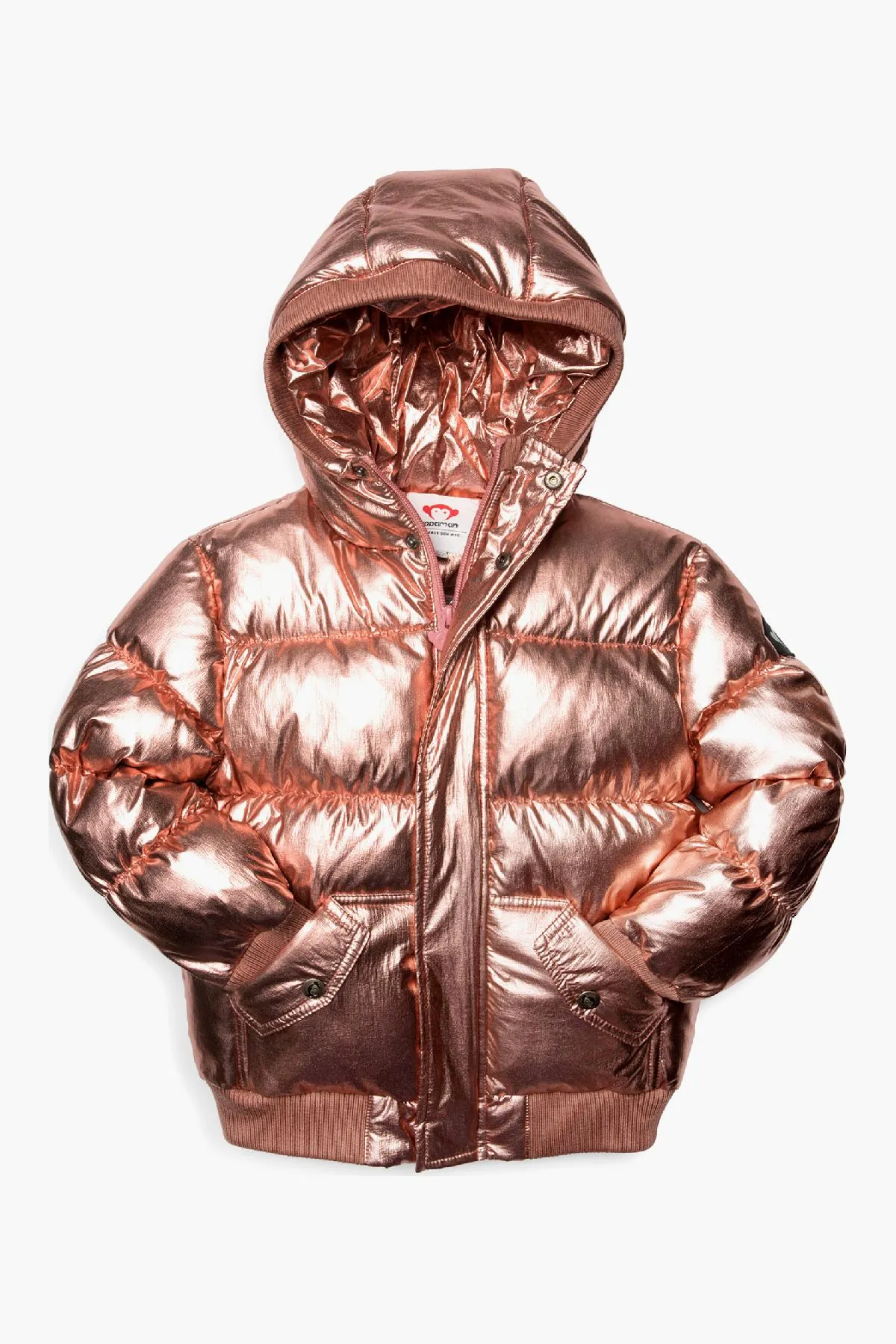 Appaman Rose Gold Puffy Girls Coat