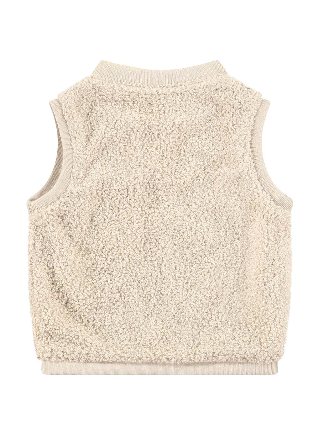 Babyface - Boys teddy Sleeveless Cardigan-vest - BBE234407463 Beige