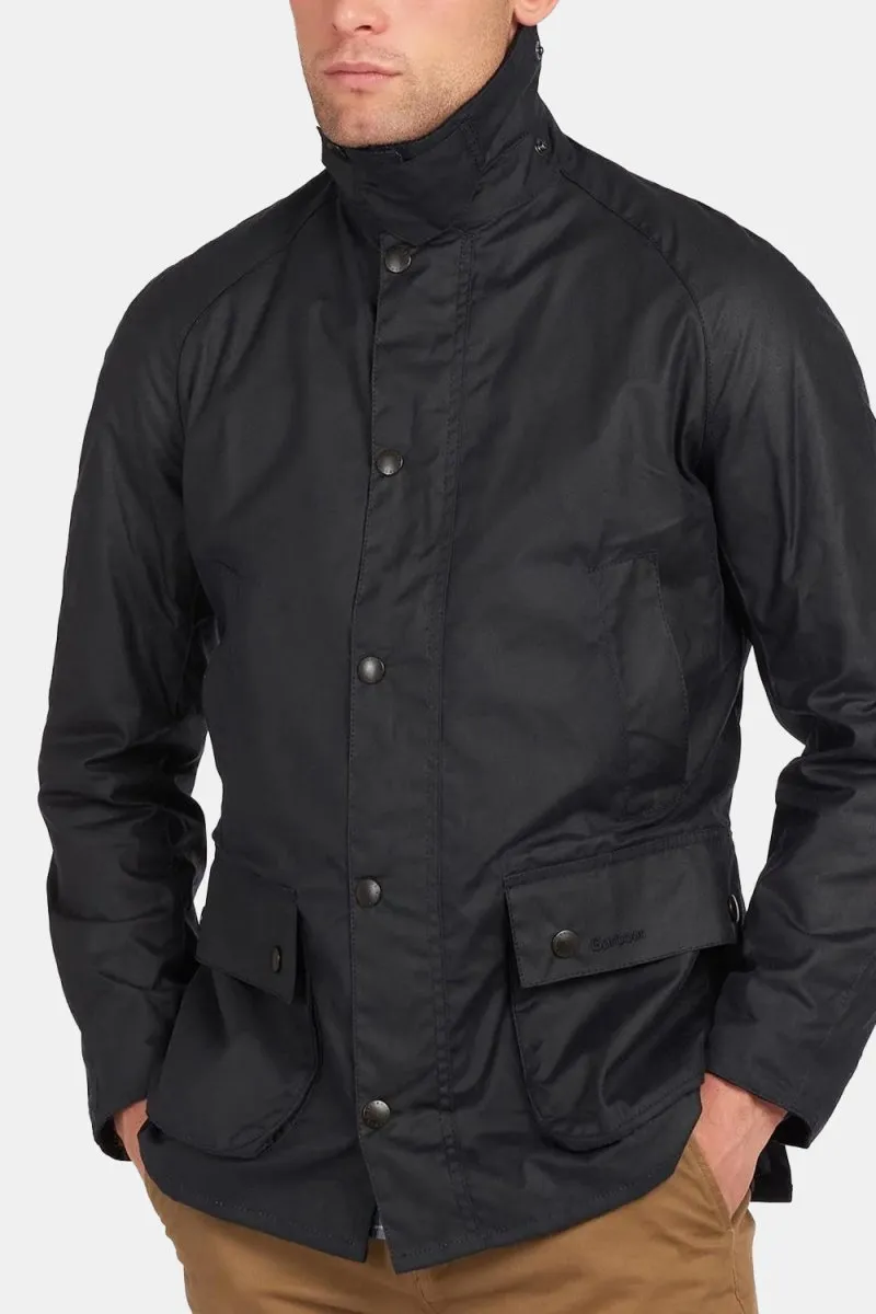 Barbour Ashby Waxed Jacket (Navy)