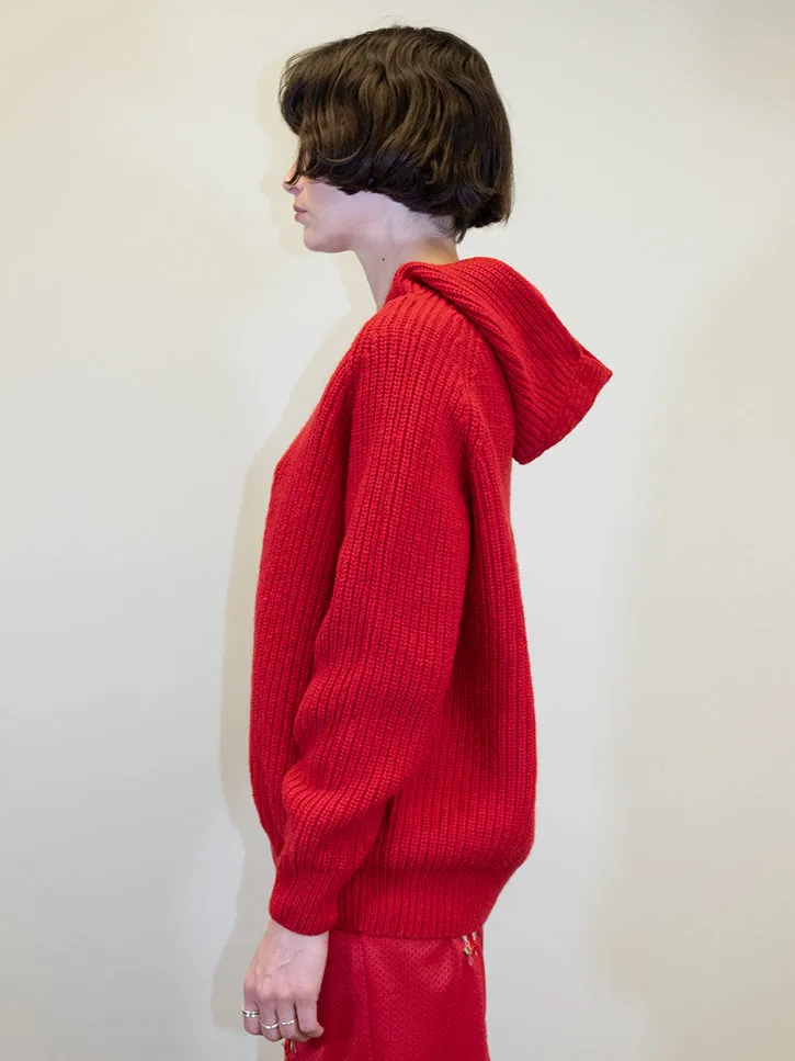 Baserange Mea Hoodie, Red