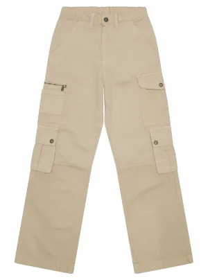 Beige Cargo Pants (7-16)