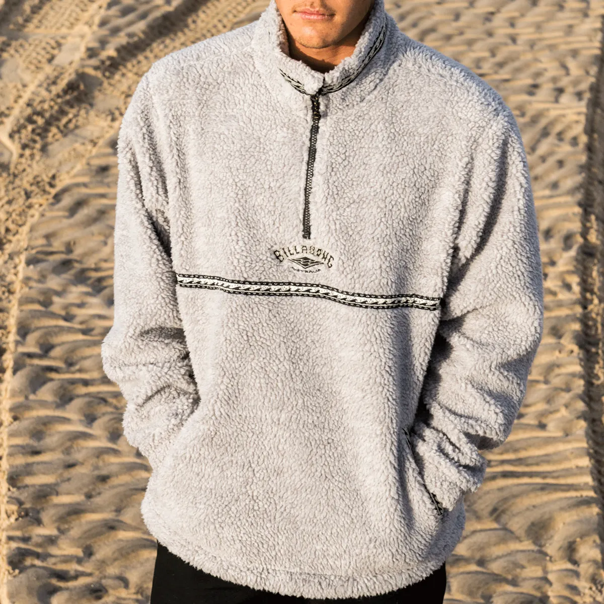 Billabong Boundary Tombstone Half-Zip Mock-Neck Sweatshirt