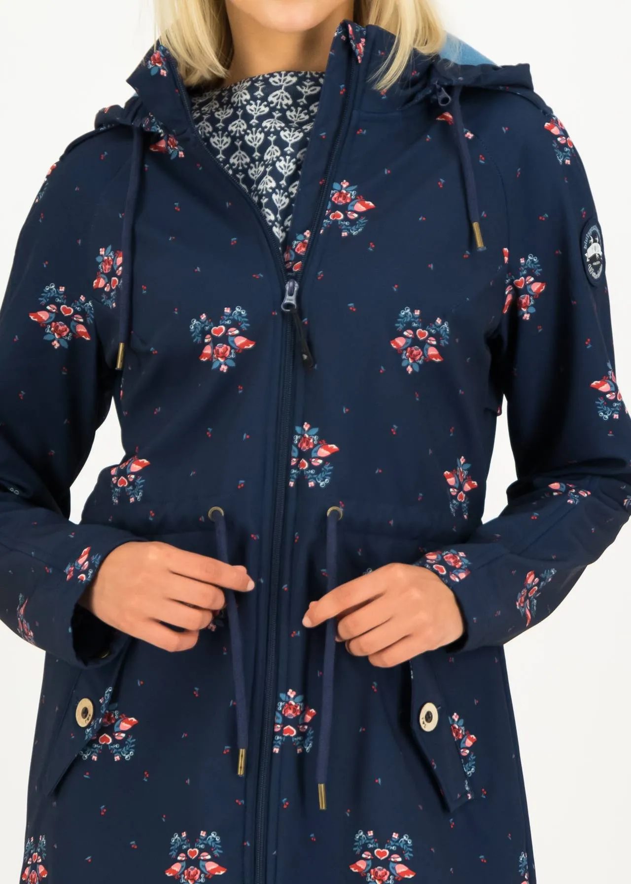 Blutsgeschwister Chirping Love Swallowtail Promenade Waterproof Jacket