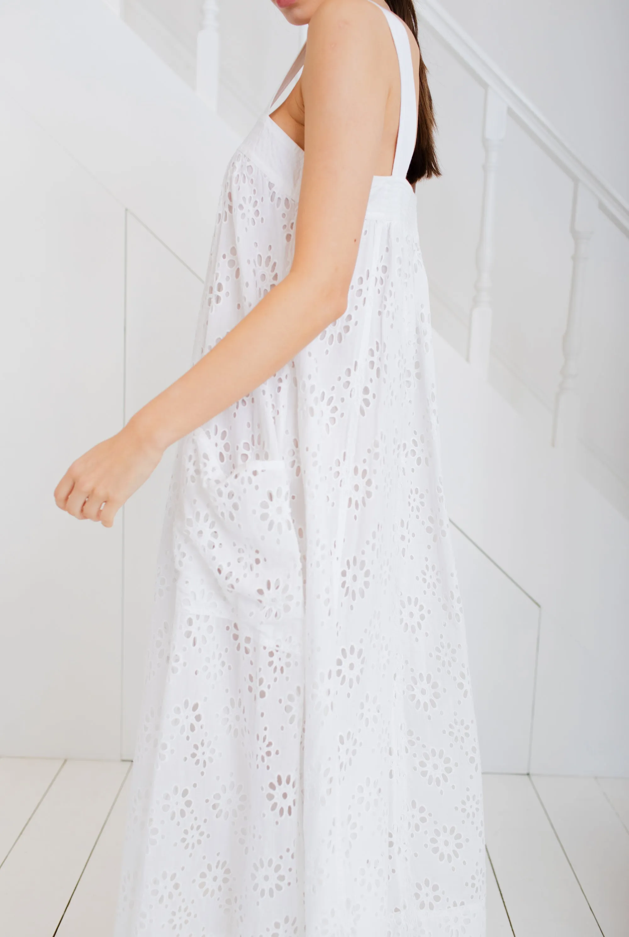 Bonté Keiko Broderie White Sundress