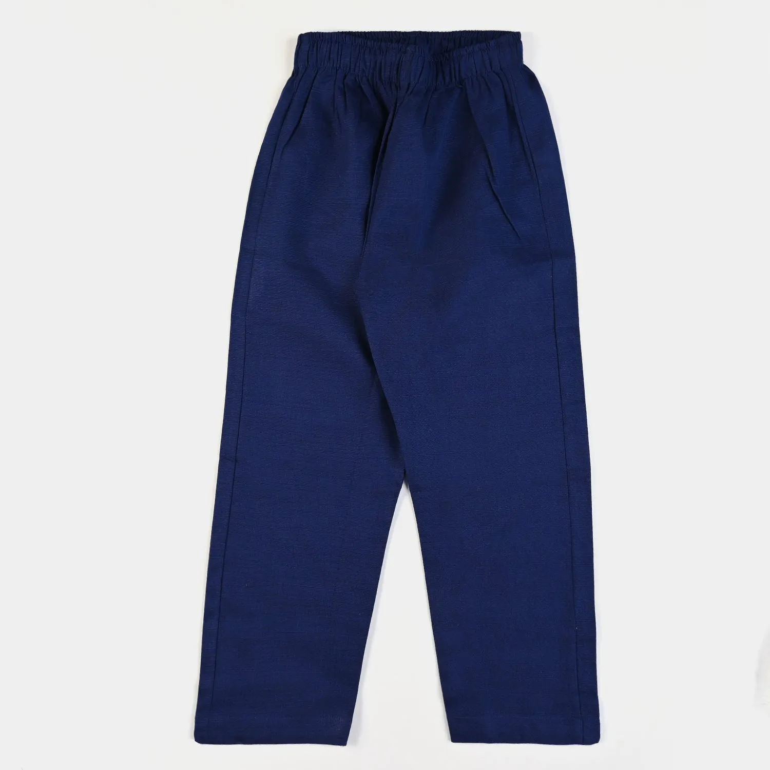 Boys Cotton Slub 2 Piece Suit -Navy Blue