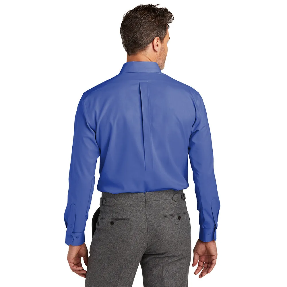 Brooks Brothers® Wrinkle-Free Stretch Nailhead Shirt - Cobalt Blue