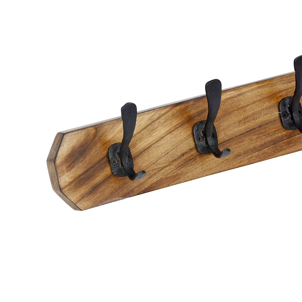 Caelum 90cm Wood and Metal Wall Hook