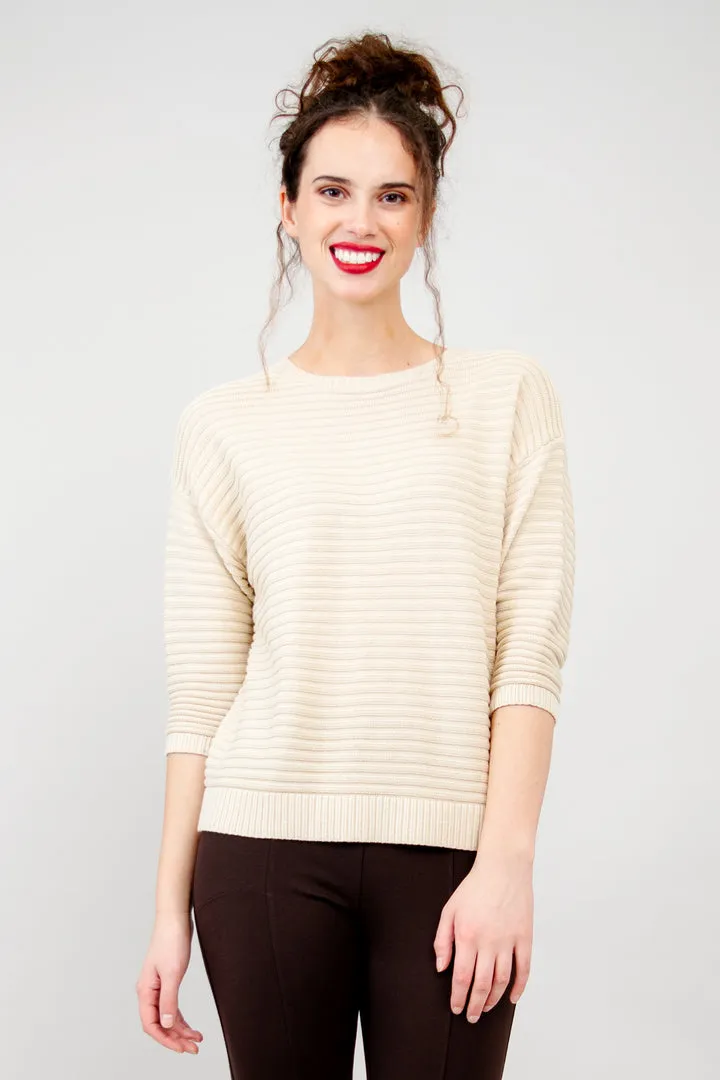 Cami Sweater - Natural/Blue