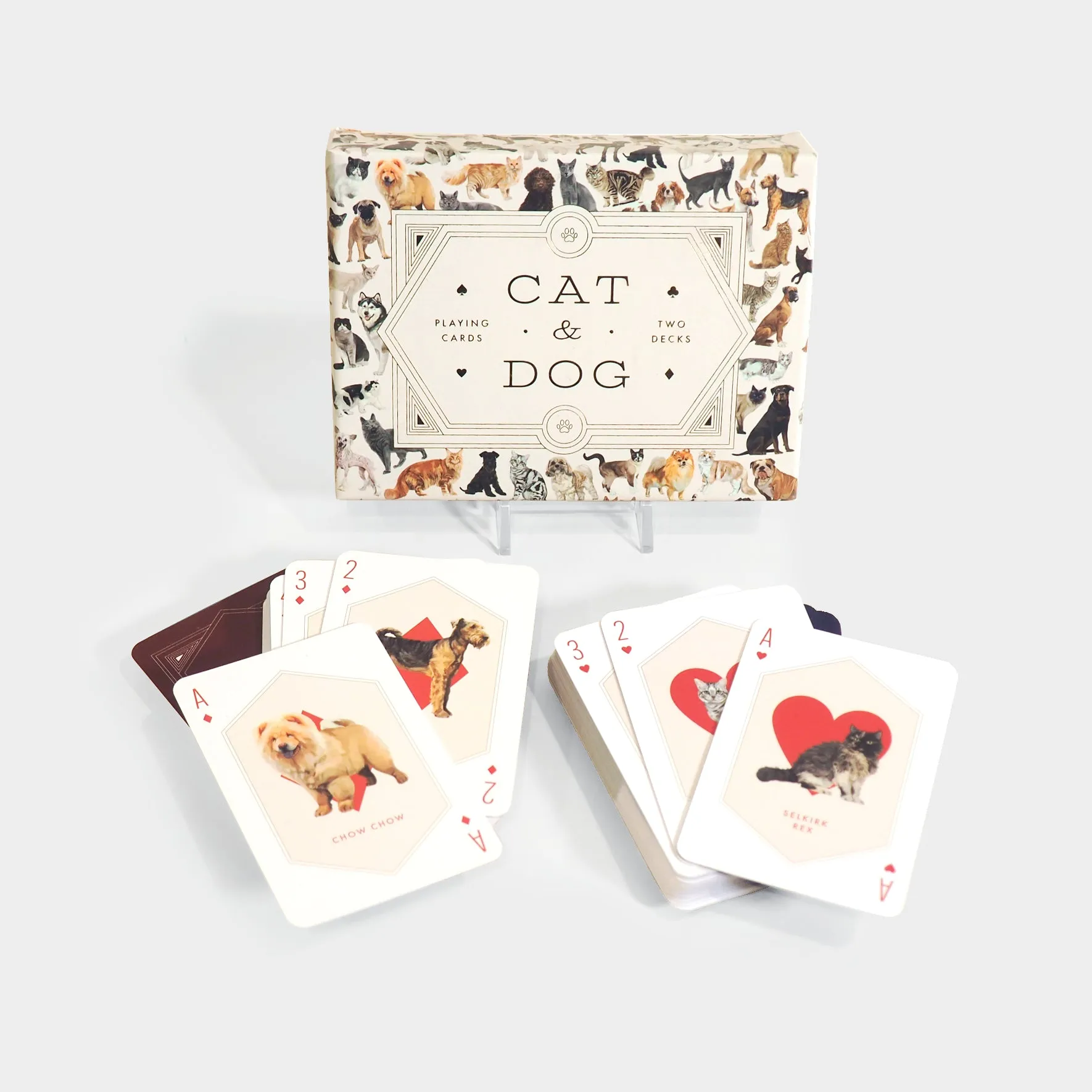 Cat & Dog Playing Cards Set