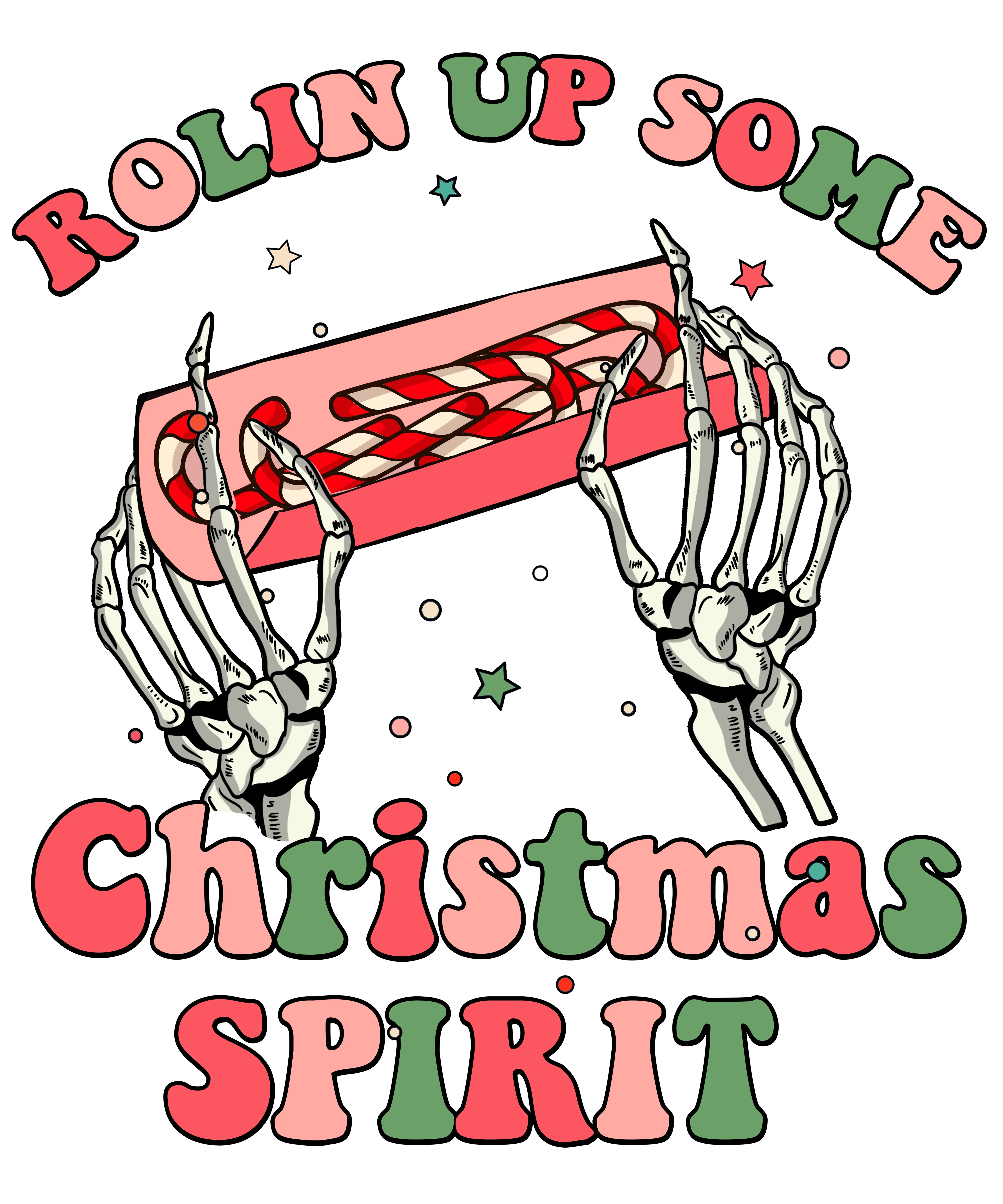 Christmas Rollin Up Some Christmas Spirit | Shirt
