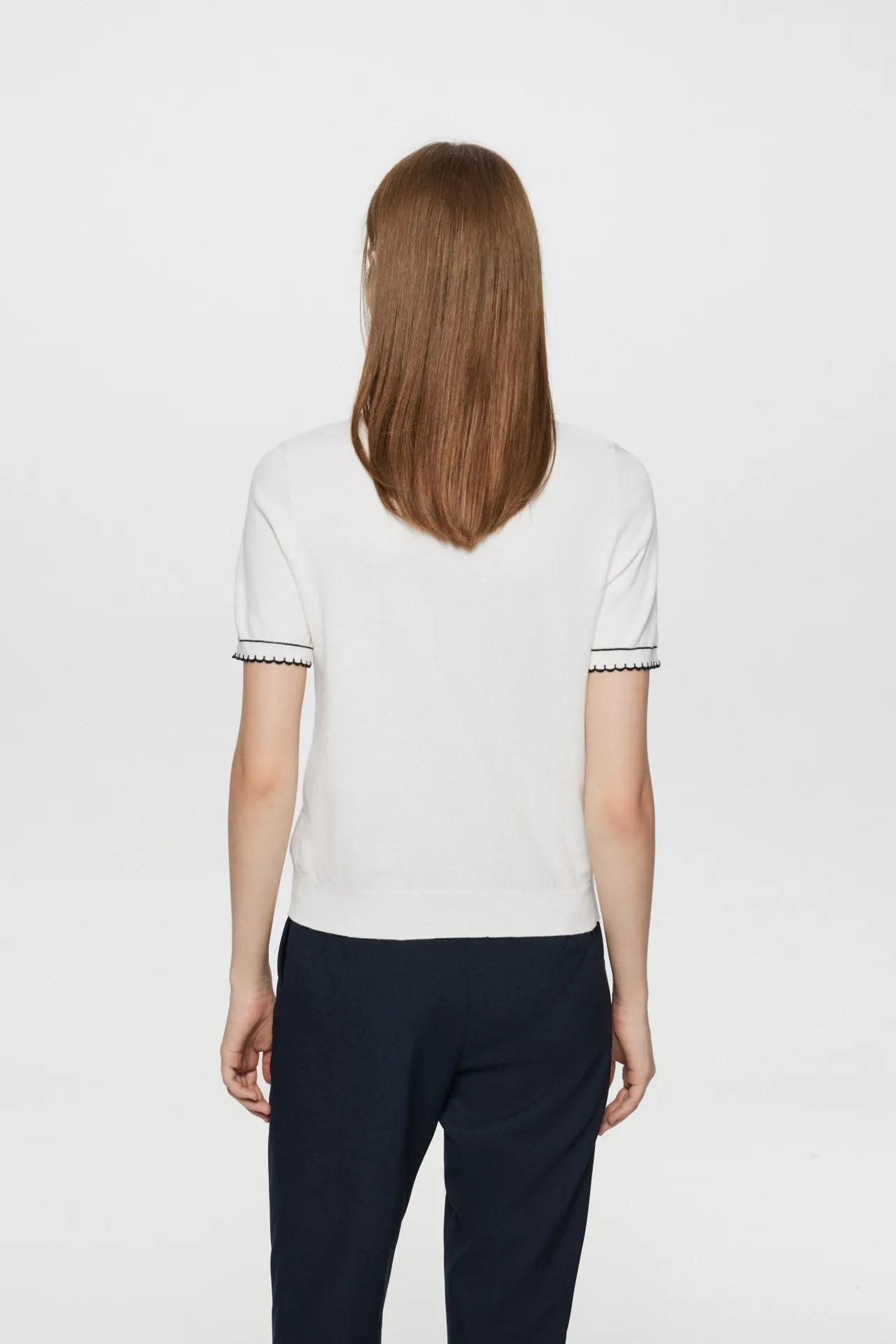 Colette Crew Neck Short Sleeve Pullover