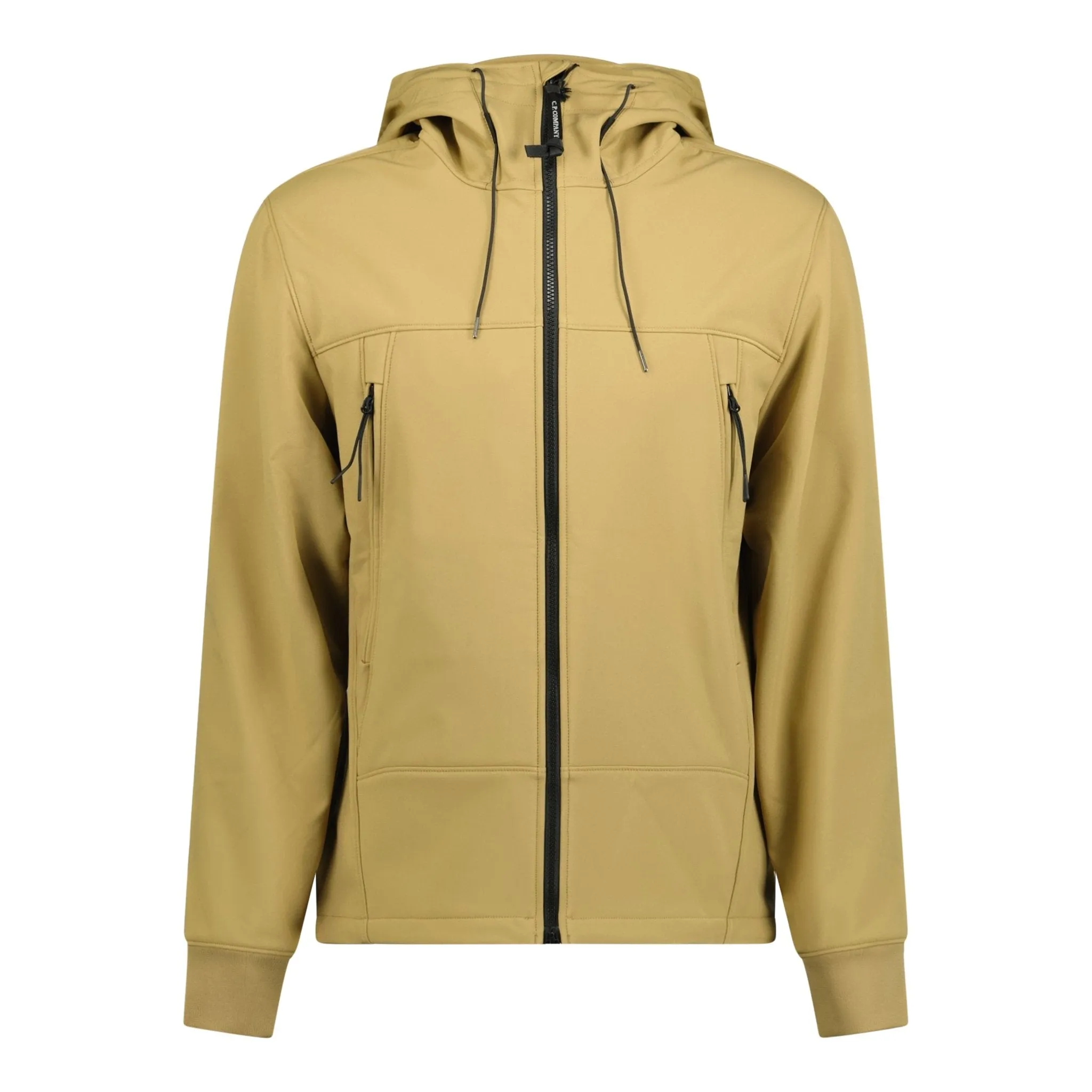 CP COMPANY Softshell Goggle Hood Jacket Sand