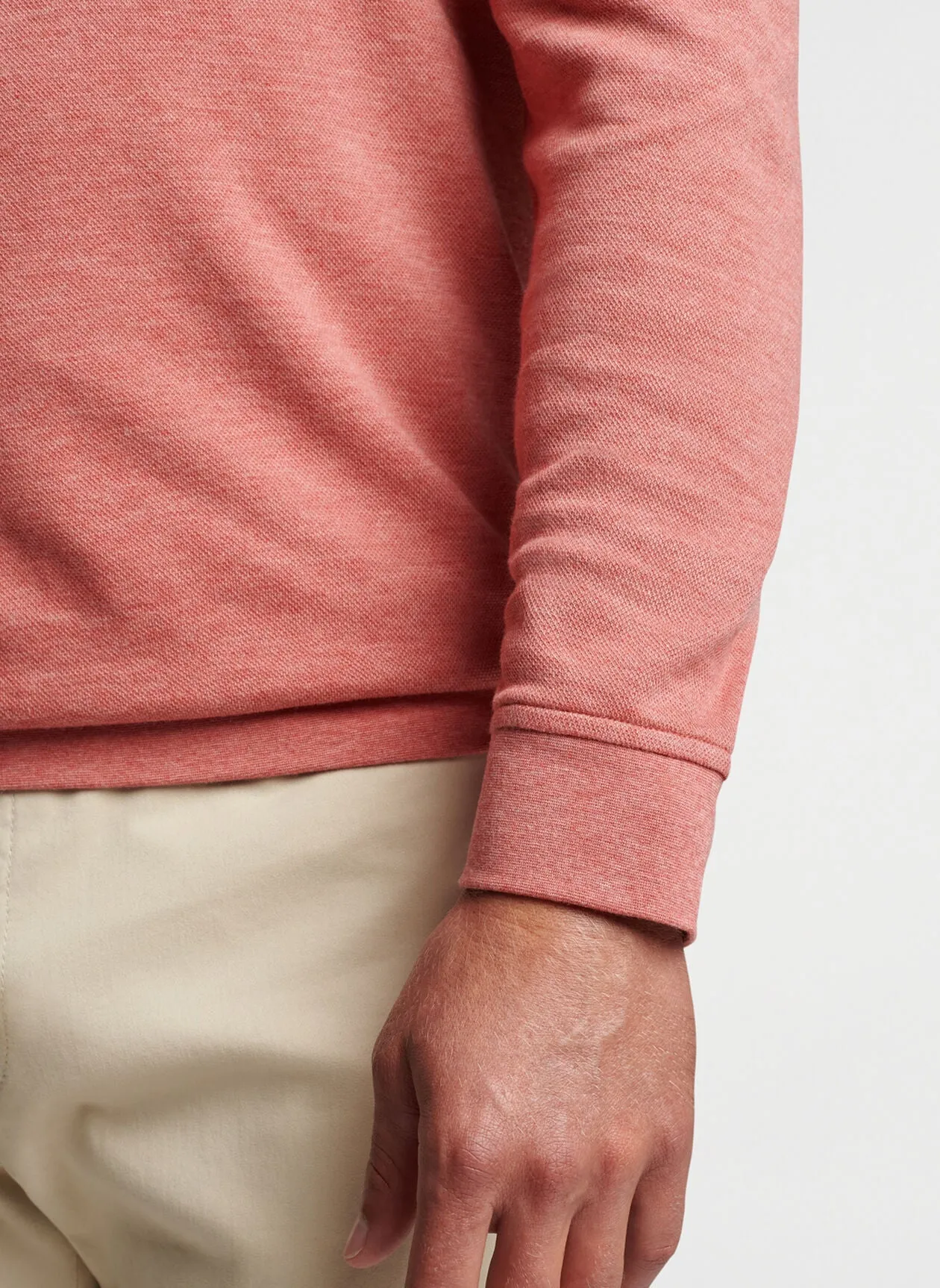 Crown Comfort Pullover in Clay Rose by Peter Millar