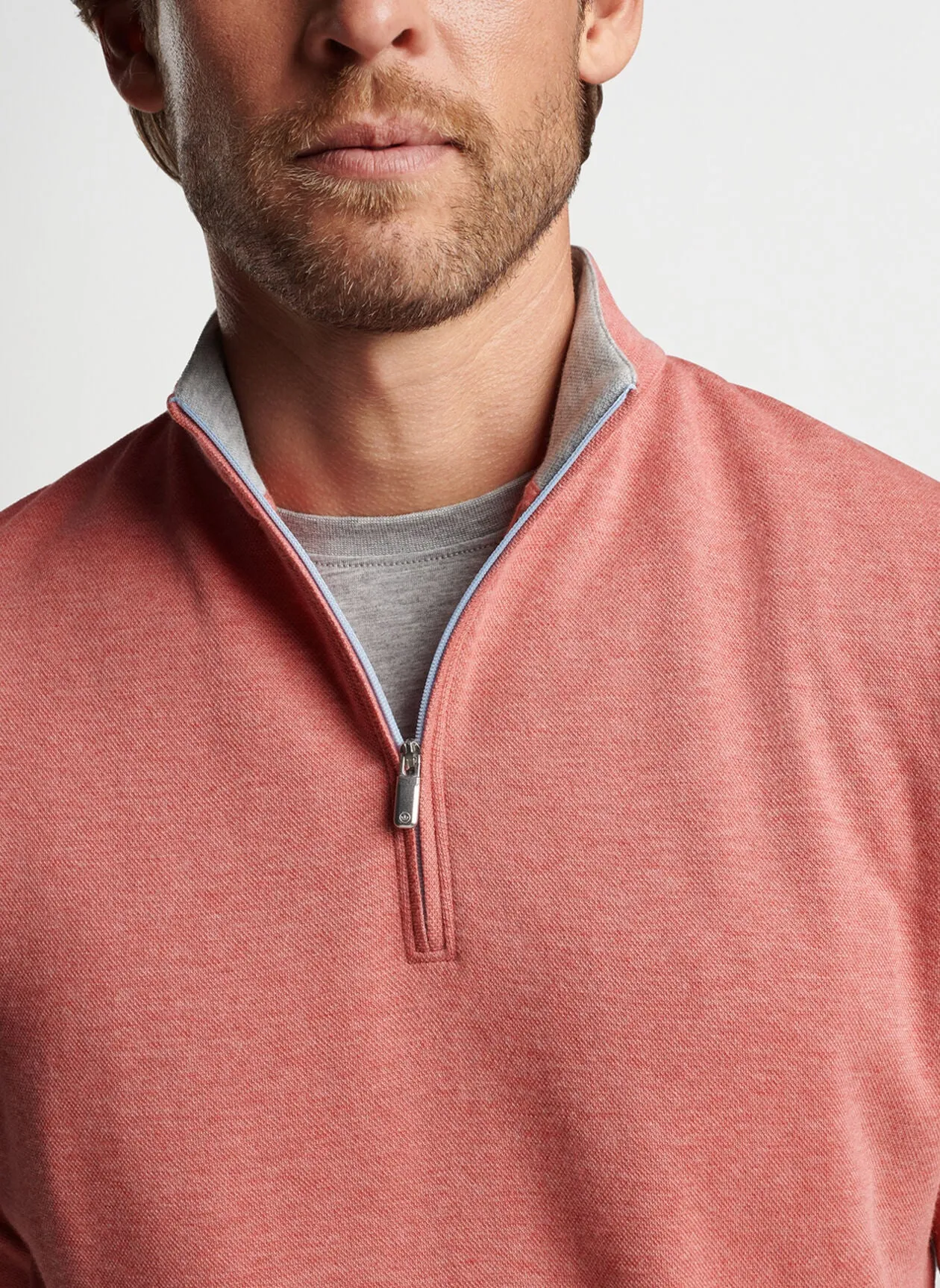 Crown Comfort Pullover in Clay Rose by Peter Millar