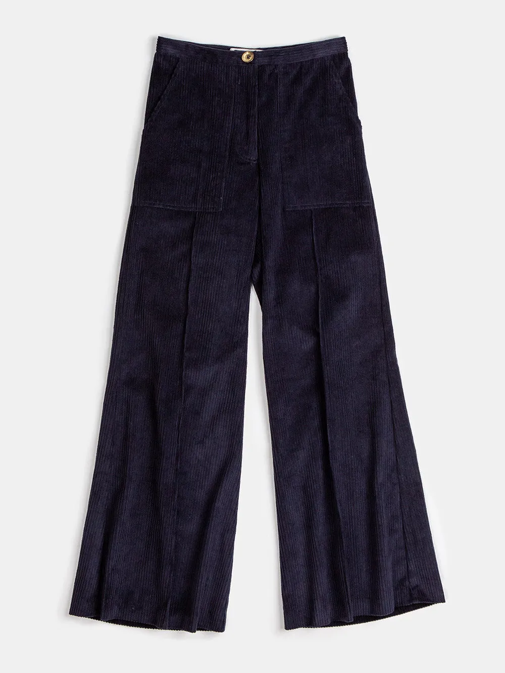 Darby Cotton Corduroy Pants In Midnight