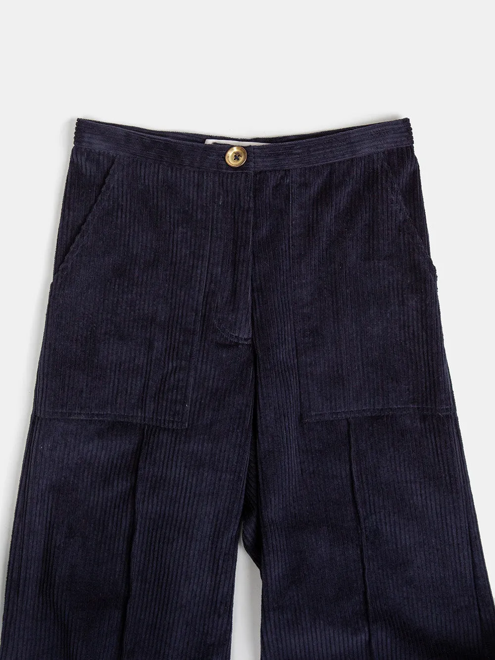 Darby Cotton Corduroy Pants In Midnight