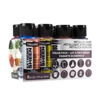 DecoArt Extreme Sheen Acrylic Paint Set 8pk