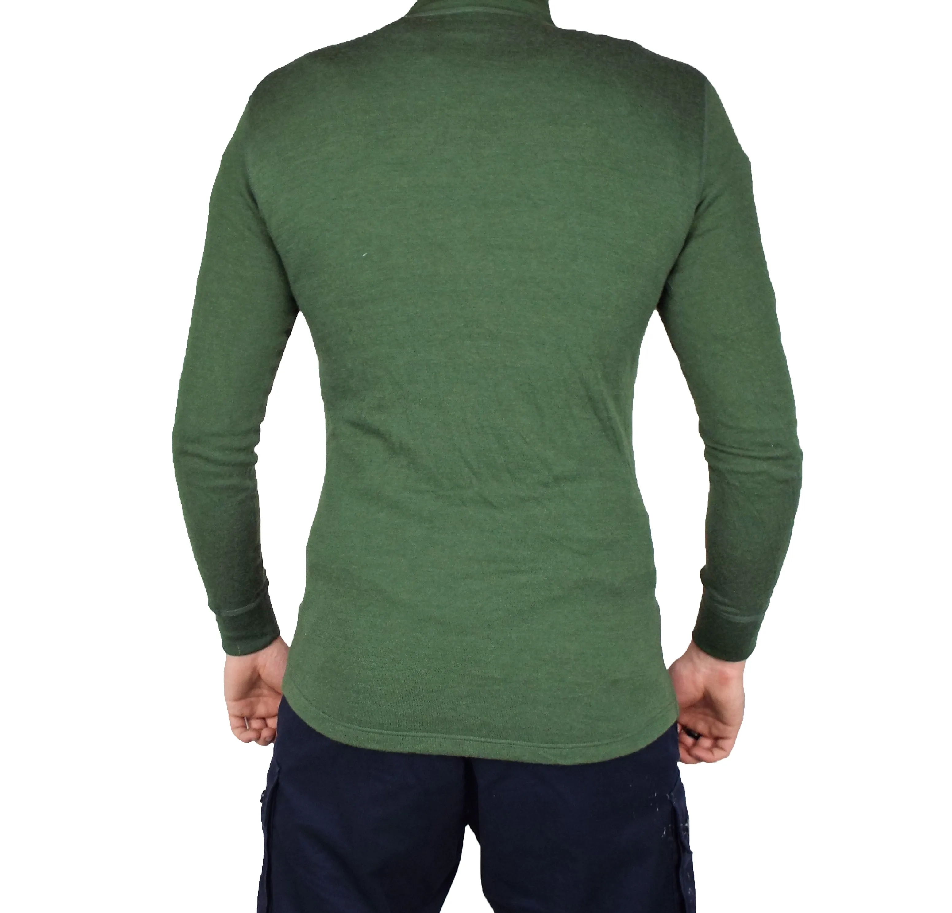 Dutch Army - Base Layer - Green Merino Wool - Grade 1