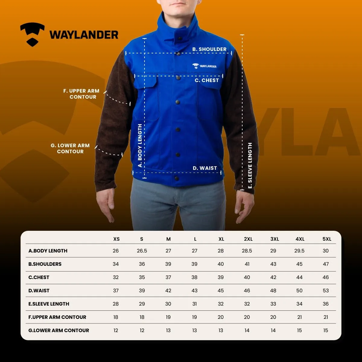 DVALIN Hybrid FR Welding Jacket Flame Retardant Cotton & Leather Sleeves