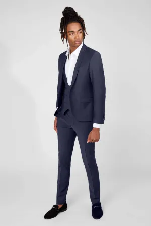 Ellroy Skinny Fit Navy Wool Suit - ARCHIVE