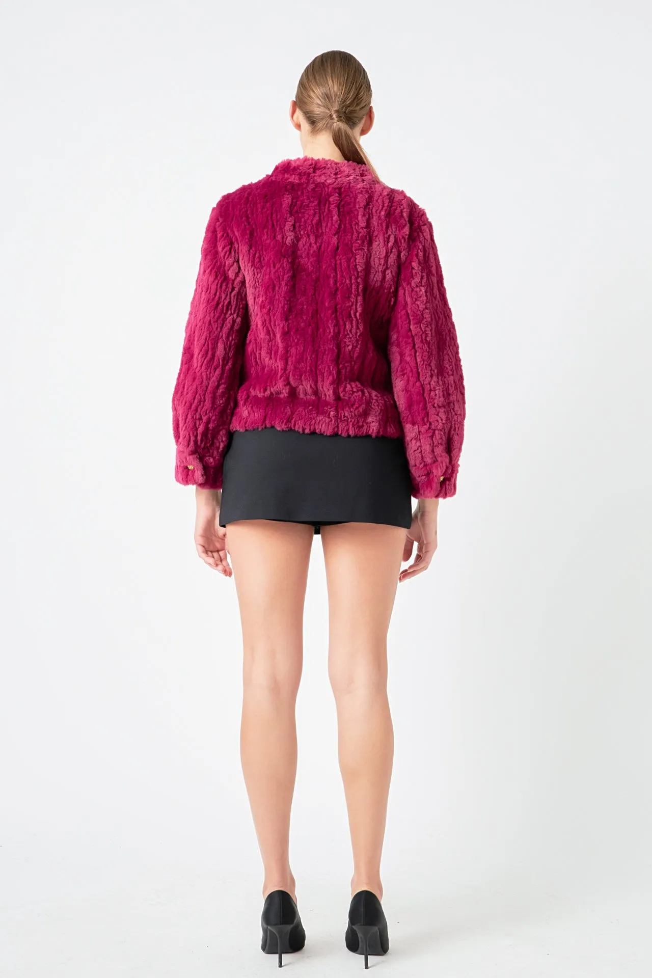 Endless Rose - Faux Fur Jacket