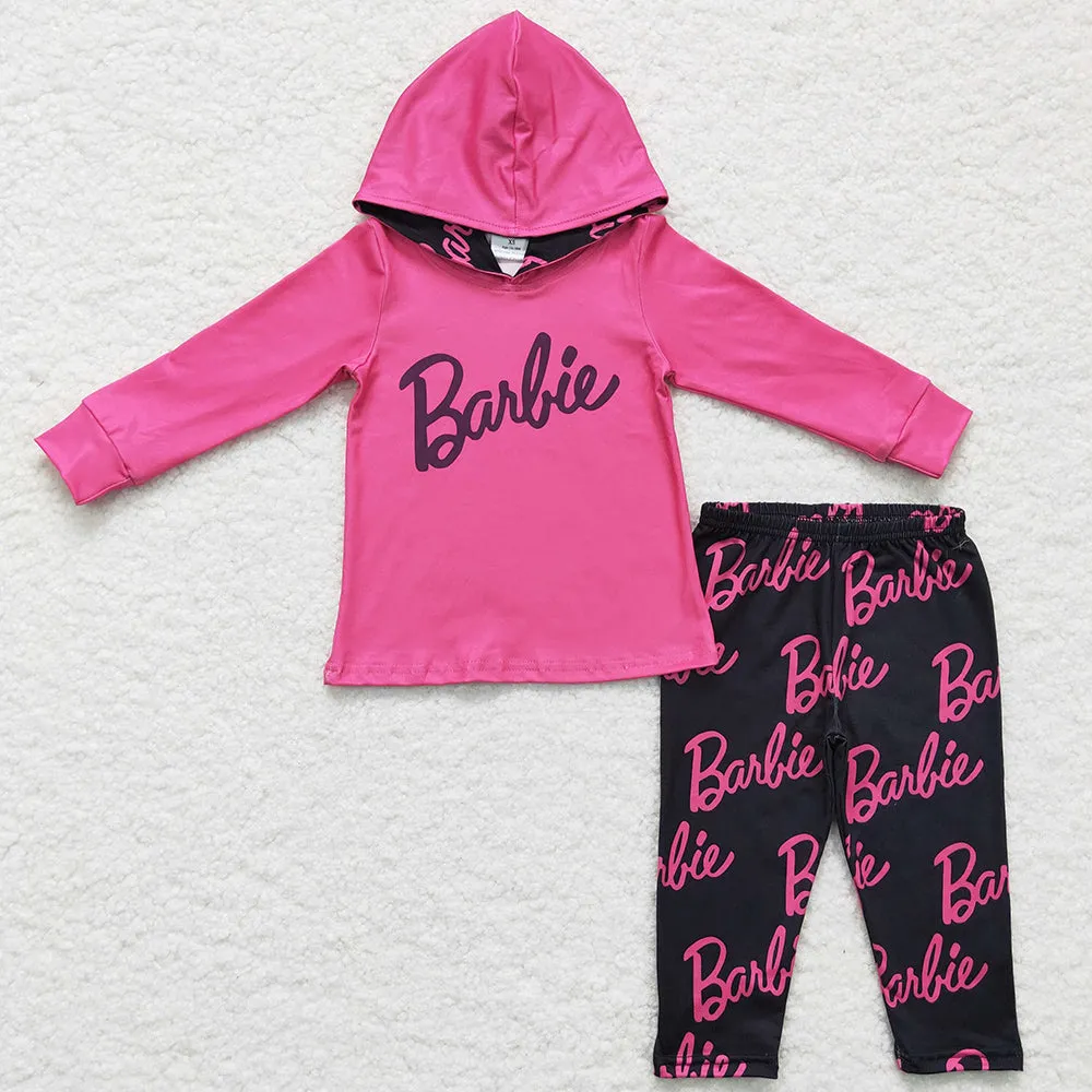 Fashion Baby Girls Clothing Hoodies Set Pink GLP0365