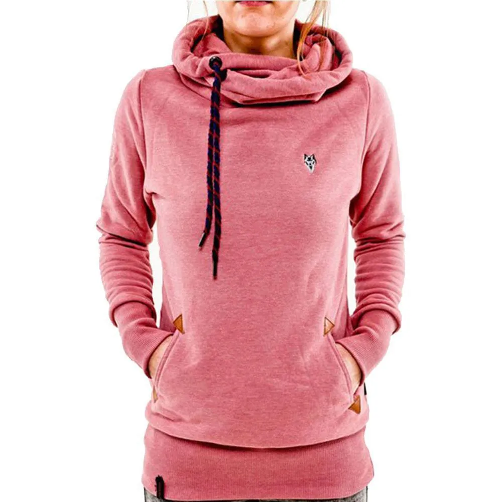 Fashion Fleeces Embroidery Pocket Hoodies