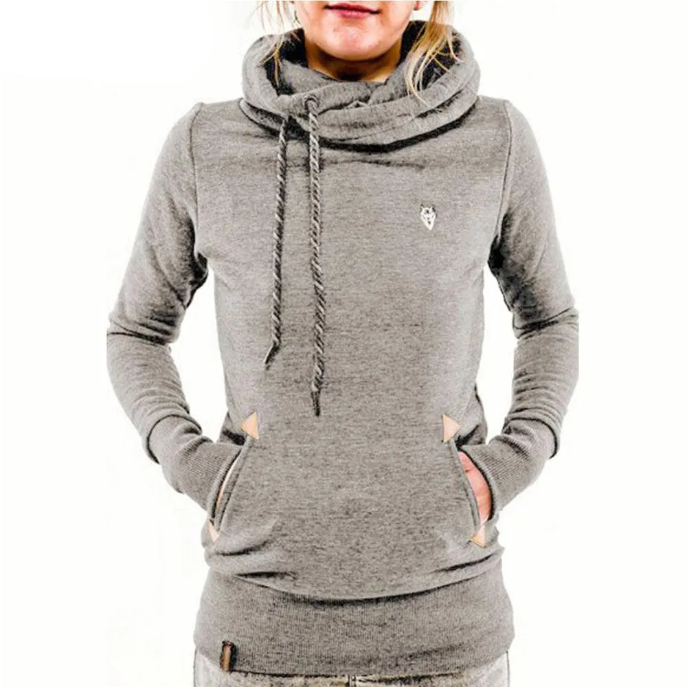 Fashion Fleeces Embroidery Pocket Hoodies