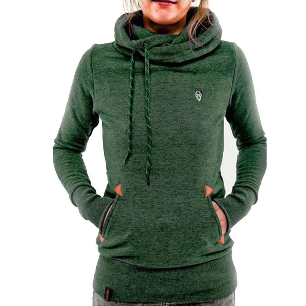 Fashion Fleeces Embroidery Pocket Hoodies