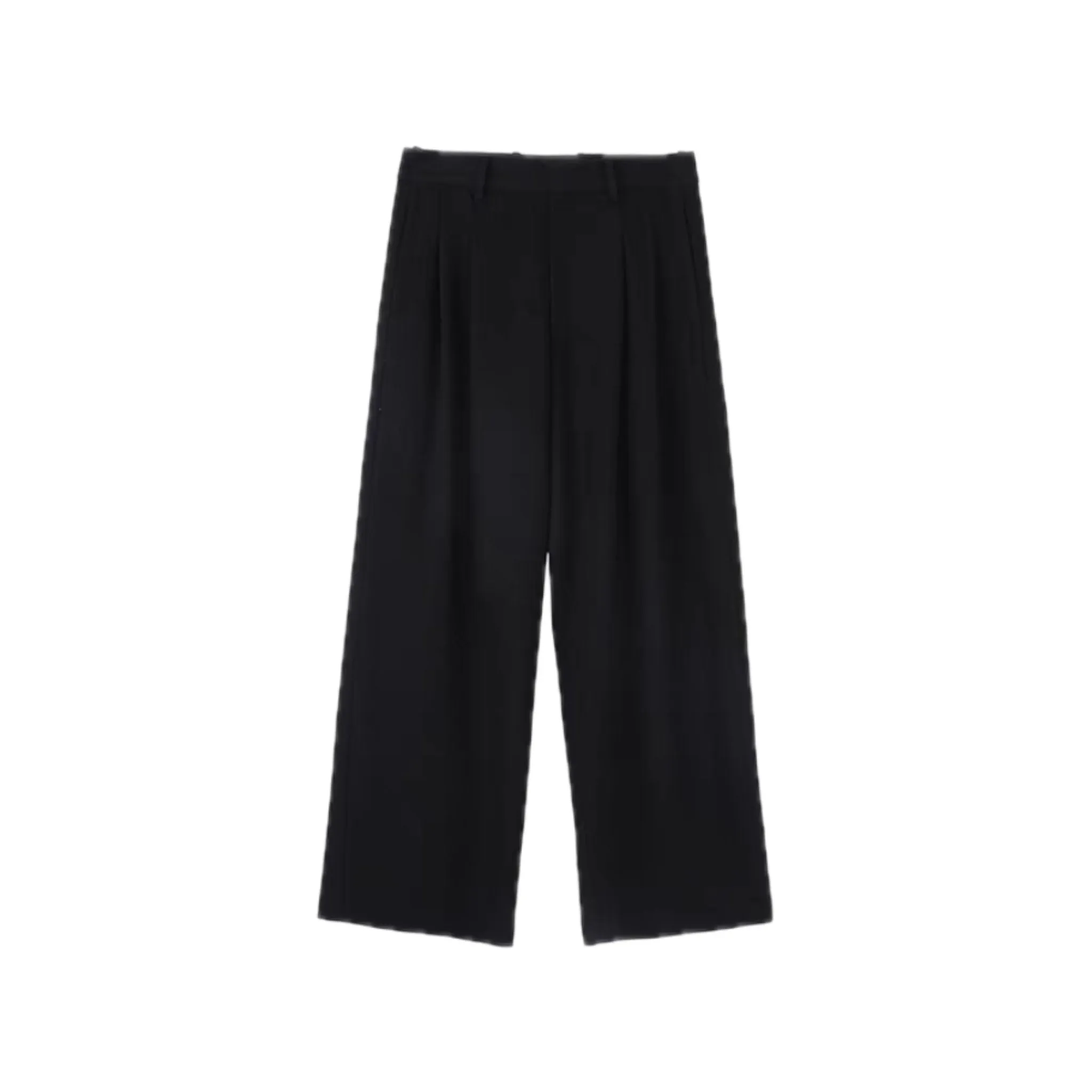 Female Two Pleat Slacks in Black