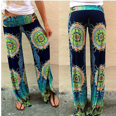 Floral Wide Leg Loose Pants