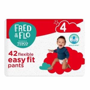 Fred & Flo Easy Fit Pants Size 4 42Pk