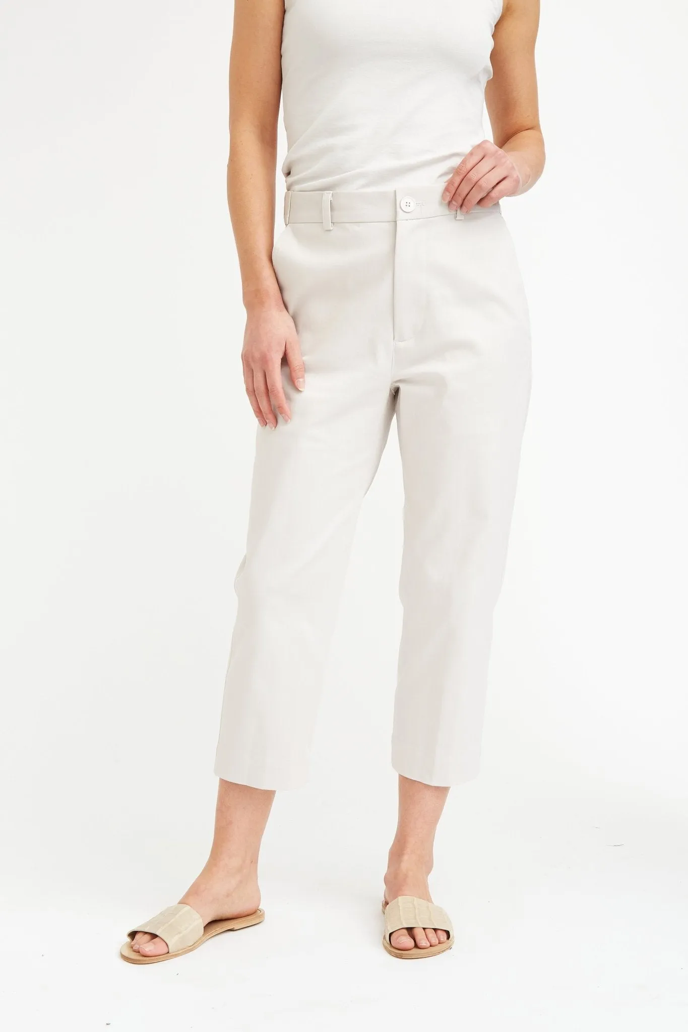 GEORGIA TROUSER PANT IN TECHNICAL STRETCH COTTON