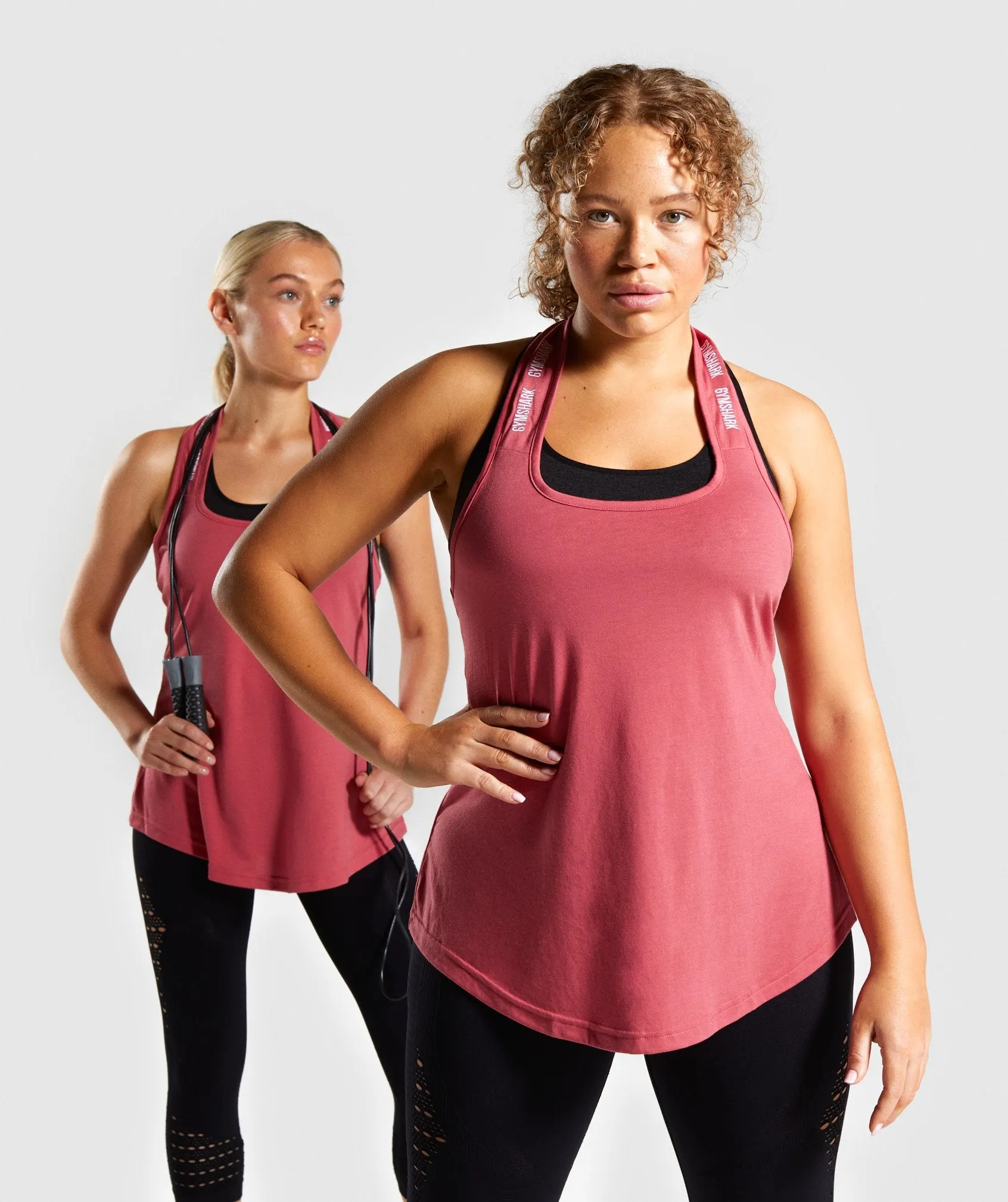 Gymshark Ark Halter Neck Vest - Rose