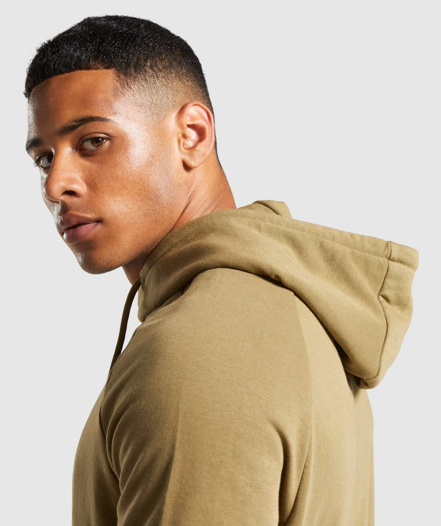 Gymshark Block Hoodie - Khaki