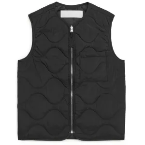 H&M x Arket Quilted Inner Vest, black