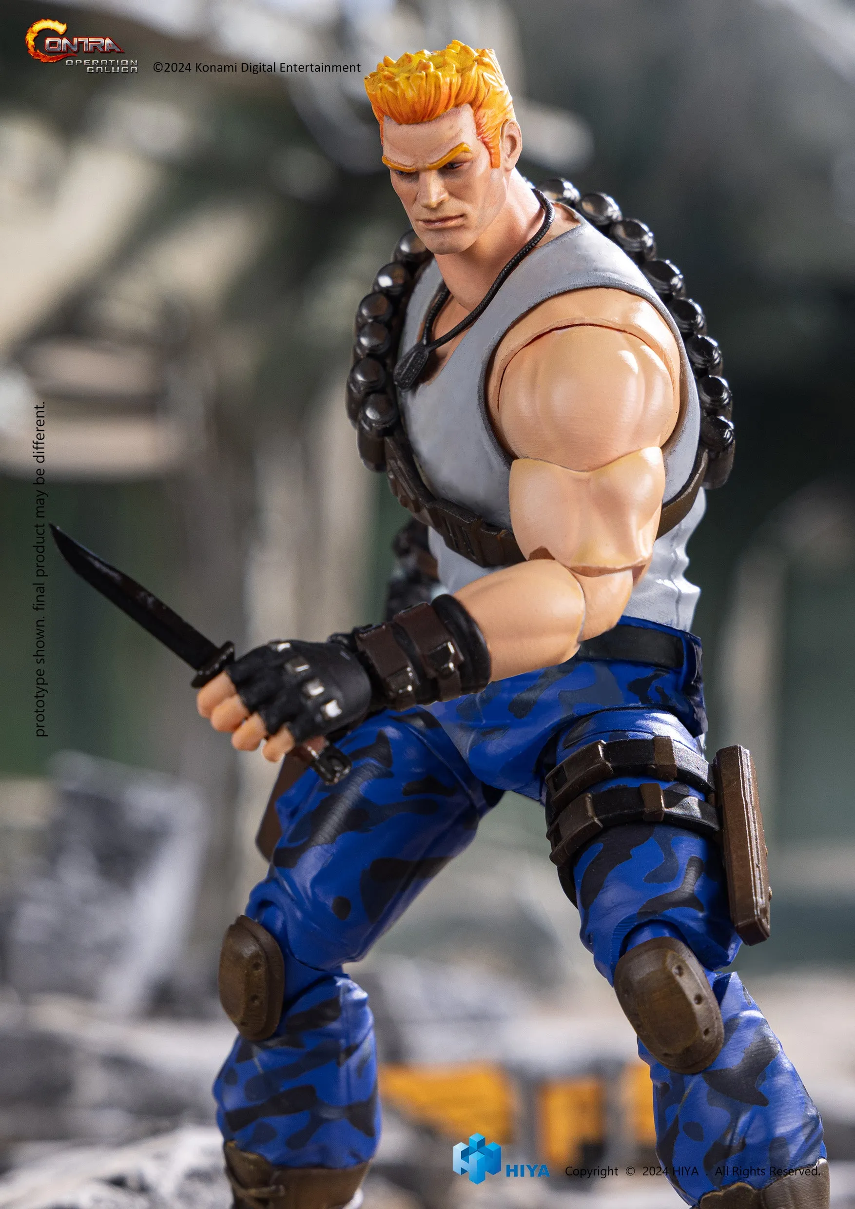 HIYA Exquisite Basic Series Contra Operation Galuga Bill Rizer (1:12 Scale)