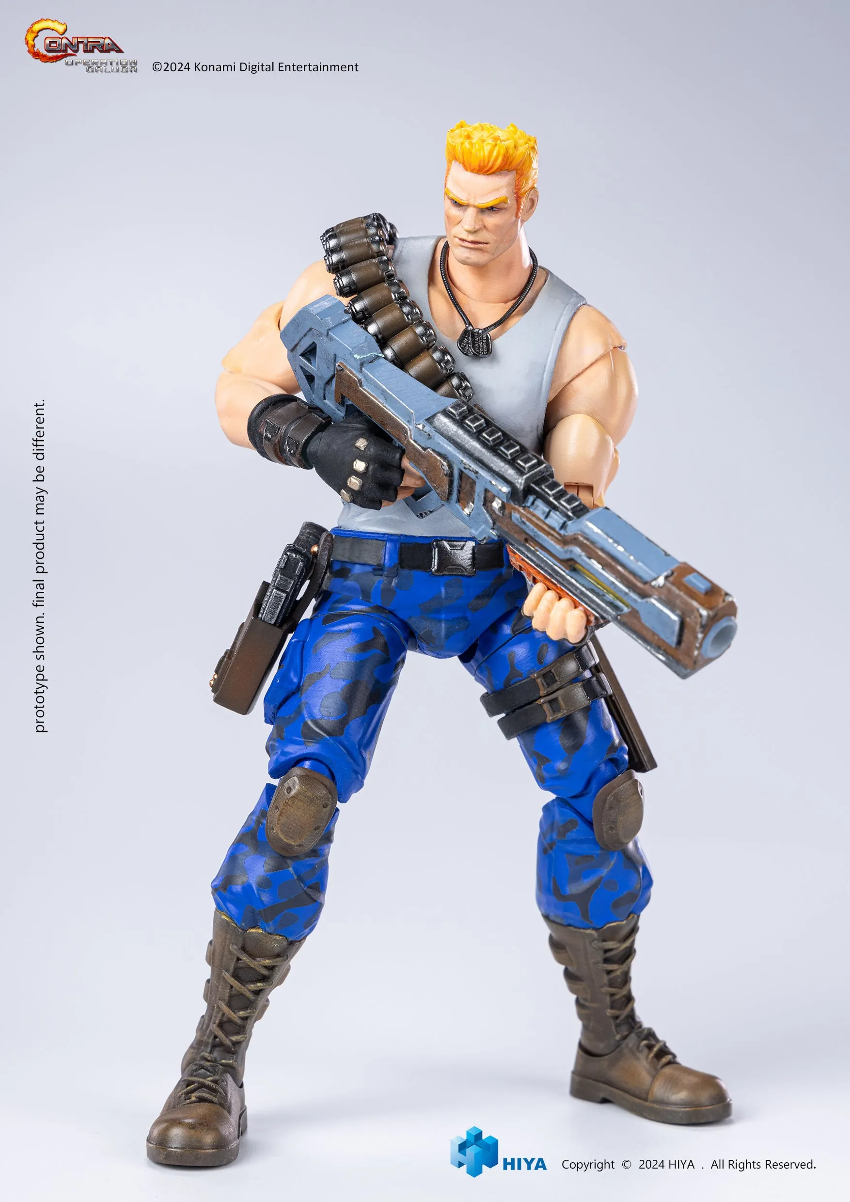 HIYA Exquisite Basic Series Contra Operation Galuga Bill Rizer (1:12 Scale)