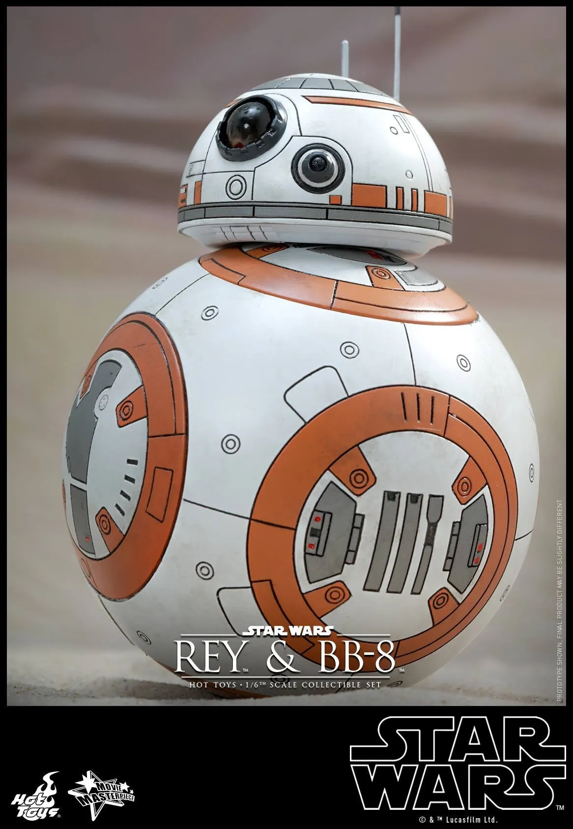 Hot Toys -  MMS337 – Star Wars: The Force Awakens – Rey & BB-8 Collectibles Set