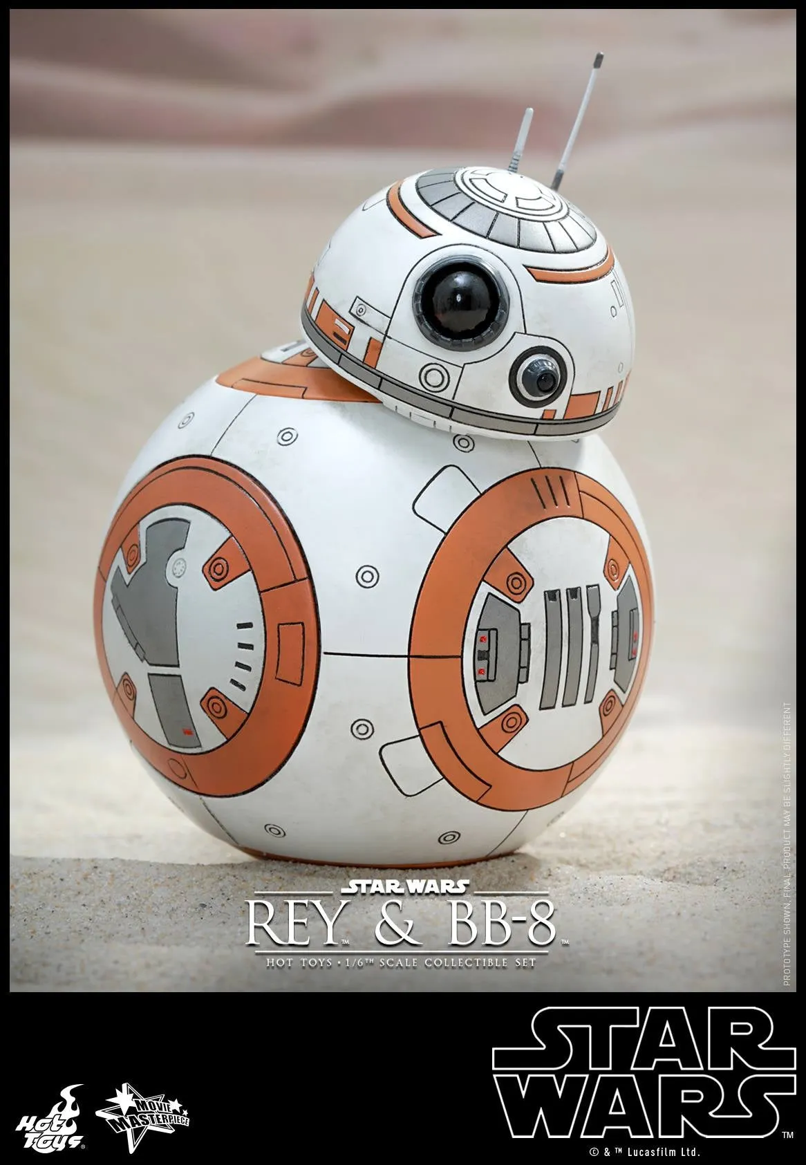 Hot Toys -  MMS337 – Star Wars: The Force Awakens – Rey & BB-8 Collectibles Set