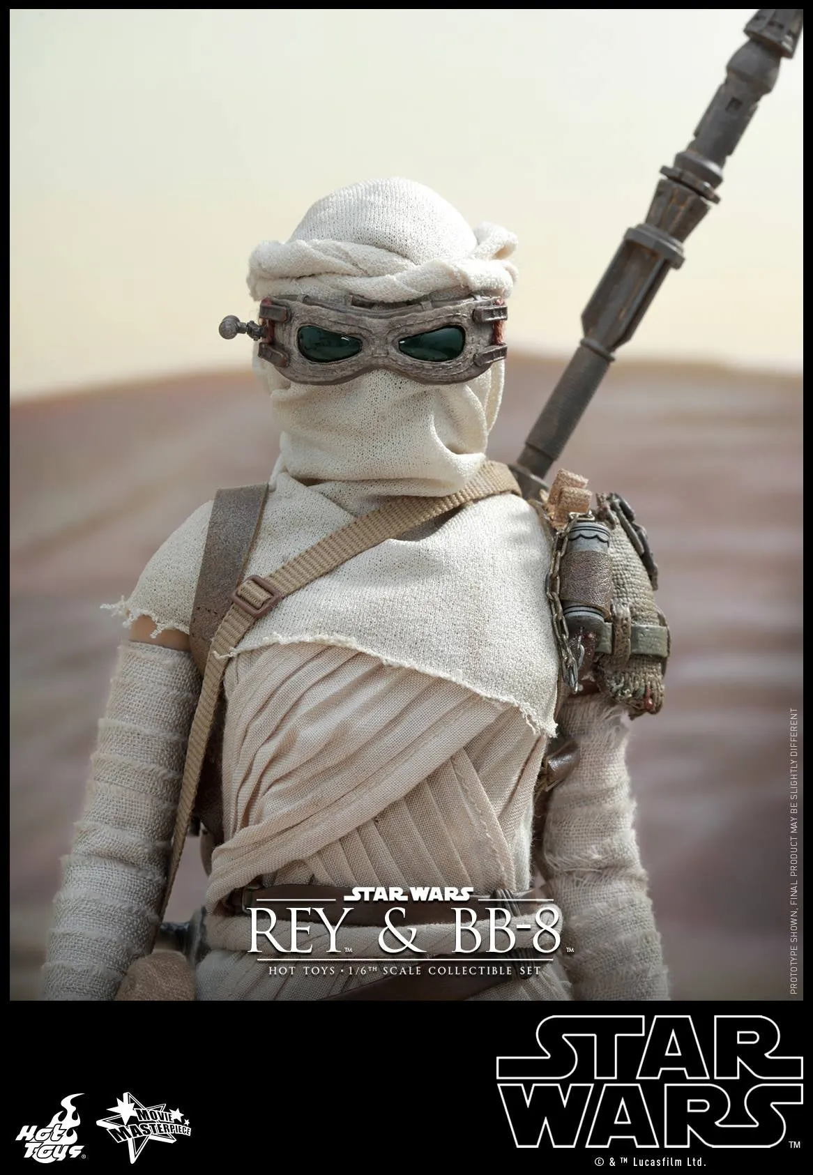 Hot Toys -  MMS337 – Star Wars: The Force Awakens – Rey & BB-8 Collectibles Set