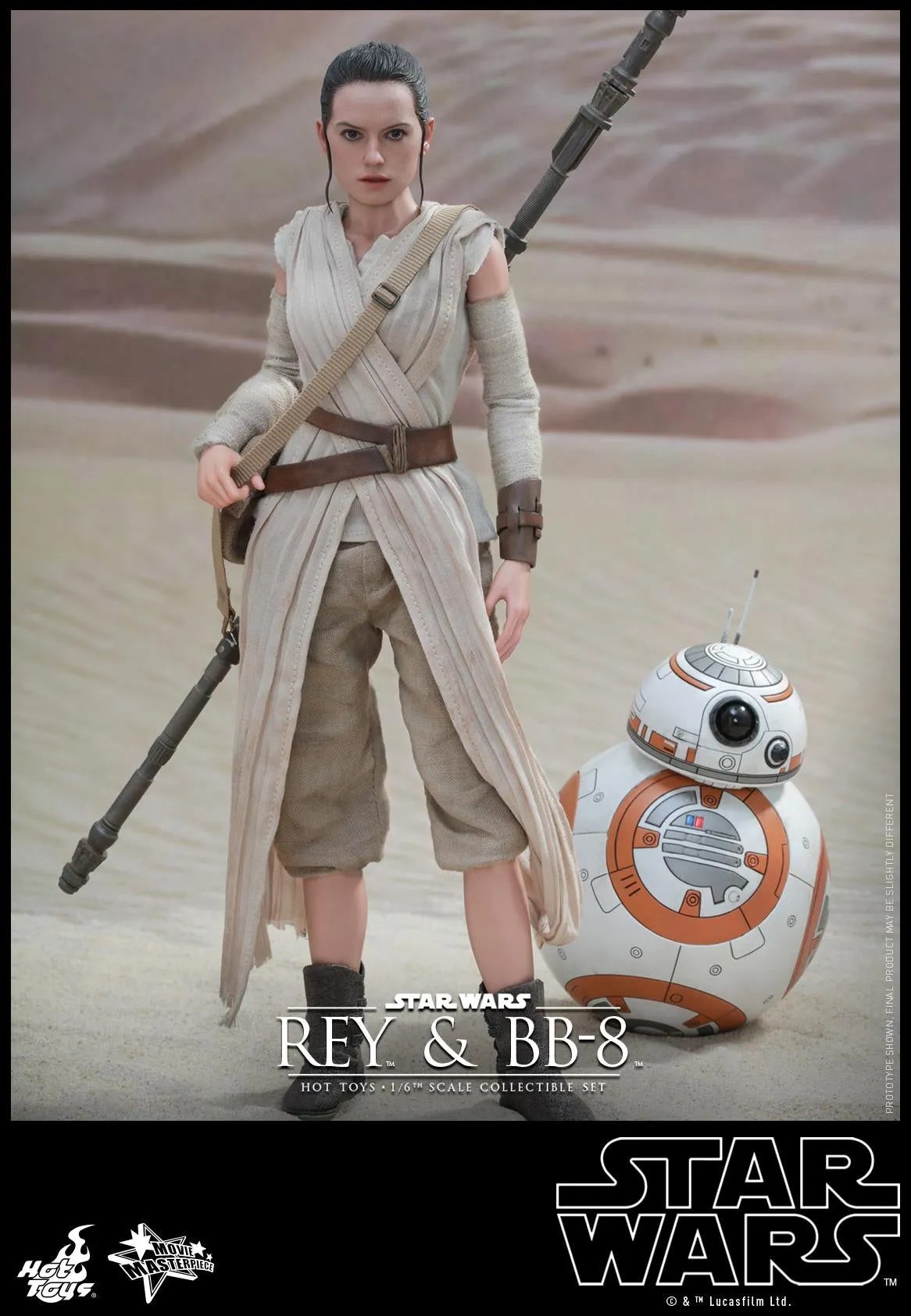 Hot Toys -  MMS337 – Star Wars: The Force Awakens – Rey & BB-8 Collectibles Set