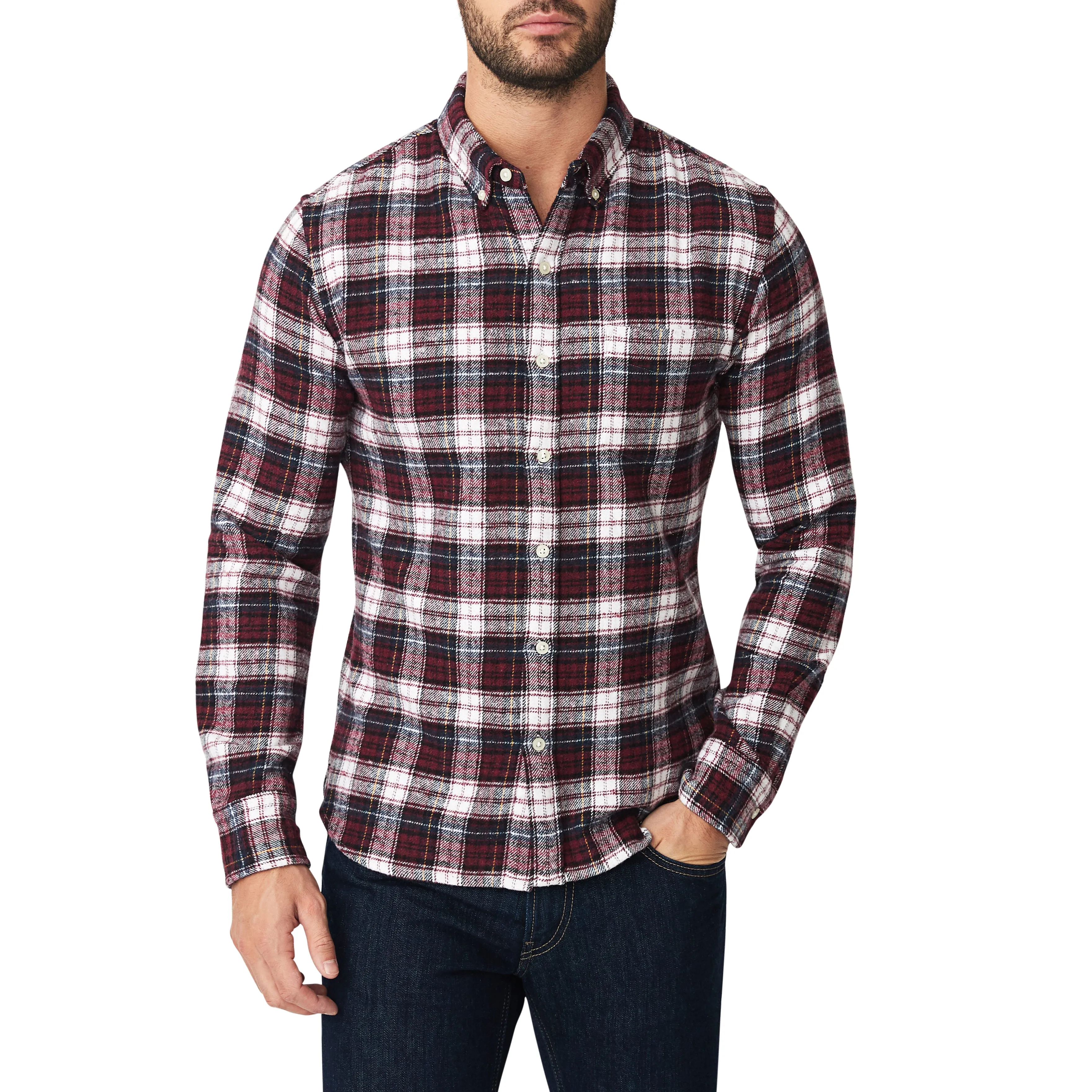 Japanese Shaggy Flannel Shirt - Sutton Plaid