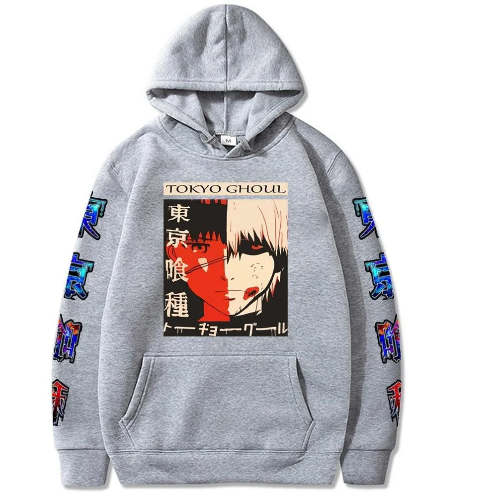 Kaneki Ken Printed Hoodie Tokyo Ghoul (Colors Available)